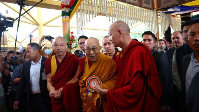 Dalai Lama marks his 90th birthday as crowds throng his home-in-exile