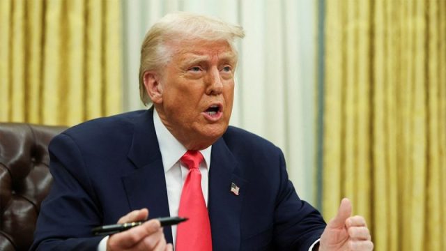 Trump accuses Senate Democrats of using nominee confirmations as leverage for funding deals