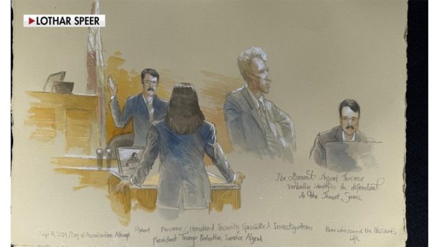 Secret Service agent details ‘textbook ambush,’ bizarre self-representation in Ryan Routh trial