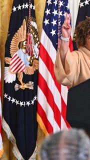 Grandmother tells Trump critics to ‘get off the man’s back’ during White House Black History Month event